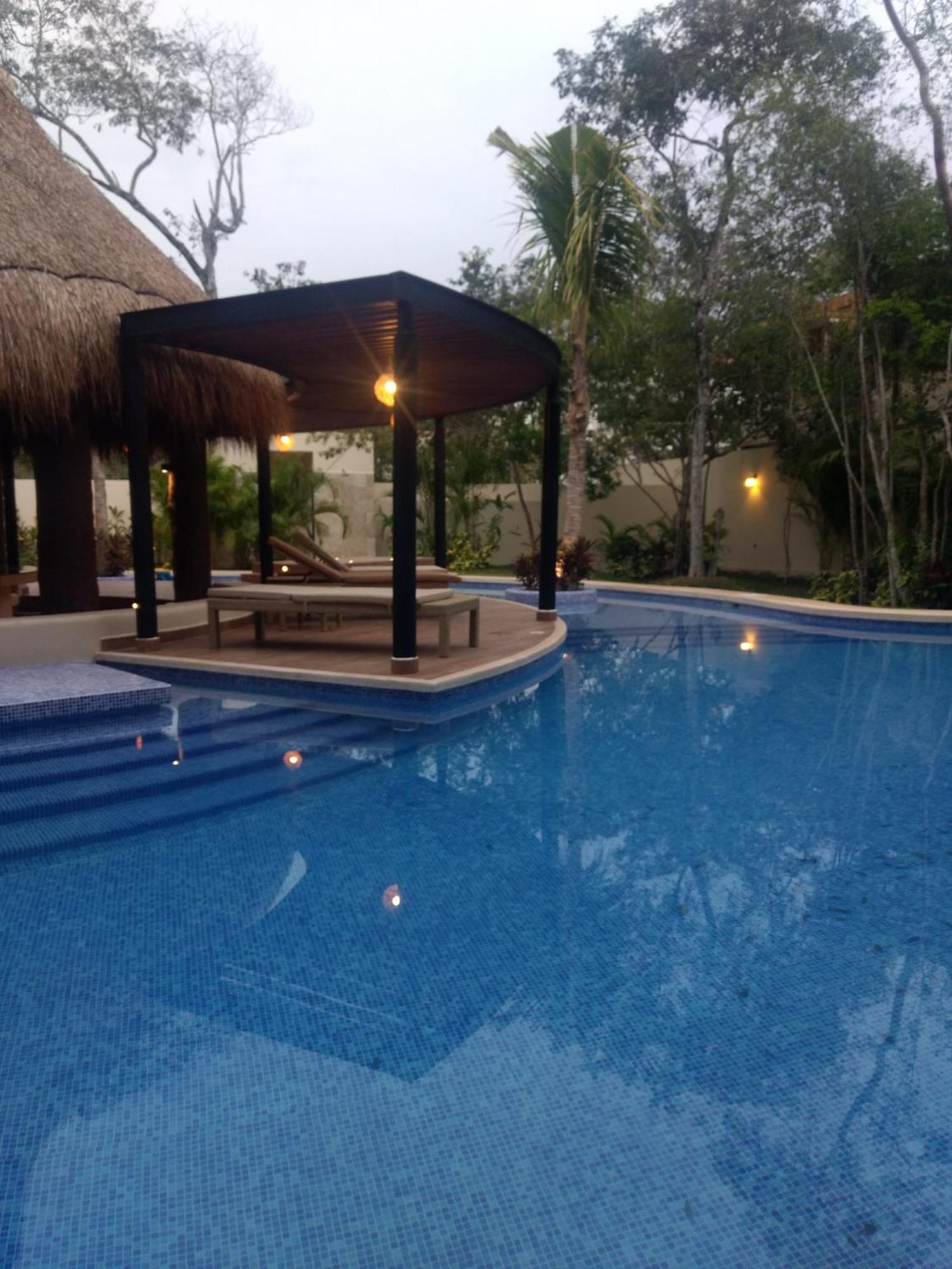 Casa De Lujo Ka'An Maya Acceso Swimup A La Piscina Tulum Exterior foto